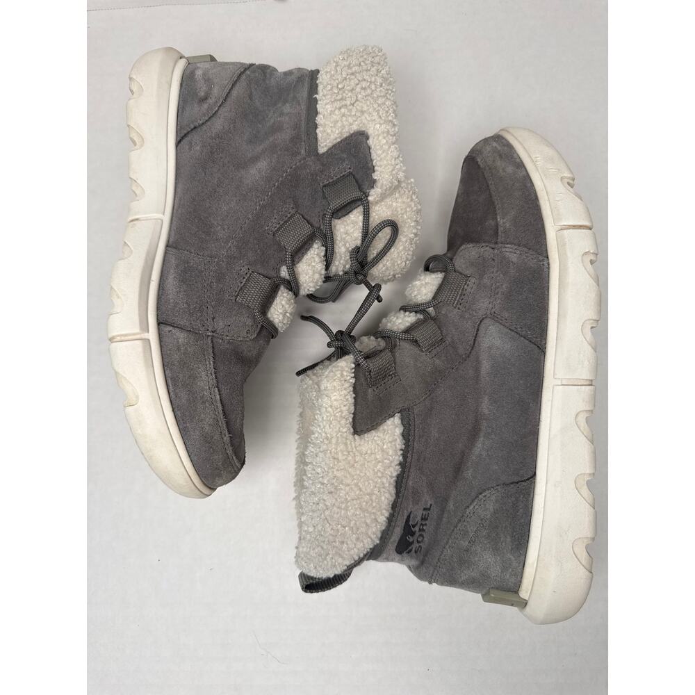 Sorel Women's Explorer Next Carnival Waterproof Boots gray size 9.5 - Picture 8 of 11
